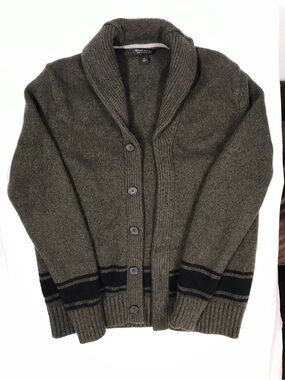 Banana‎ Republic Premium Italian Yarn Shawl Collar Cardigan Sz M- Grandpa Vibes